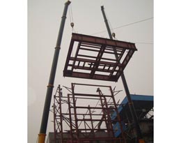 大型钢结构高空吊装安装